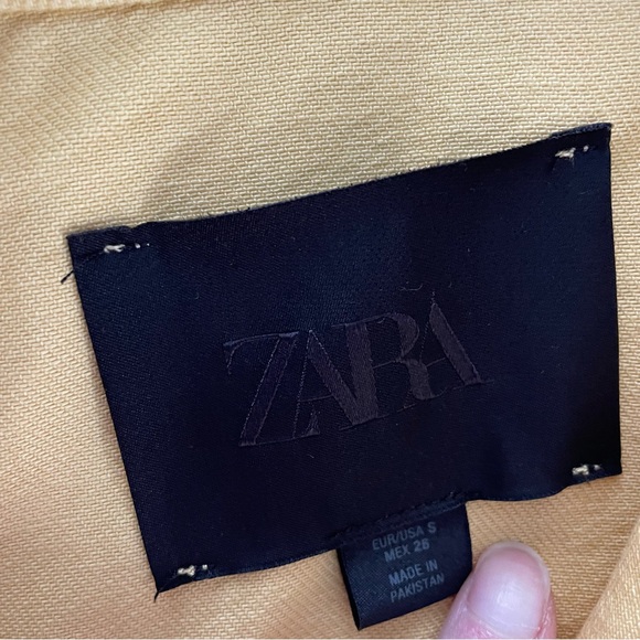 ZARA Women’s Collection Pocket Overshirt Size Small - Picture 6 of 6